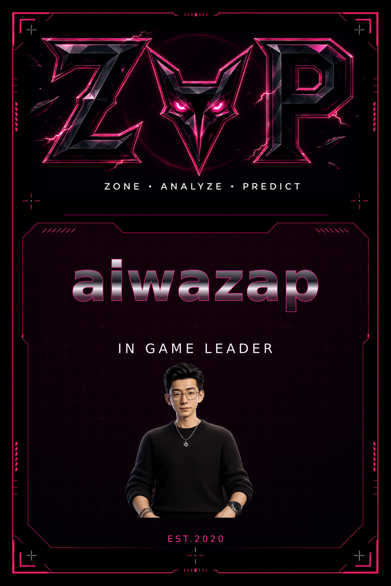 Z.A.P 个人身份卡，aiwazap，IN GAME LEADER
